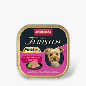 Animonda vom Feinsten Adult Mini mit Kalb, Schinken + Basilikum