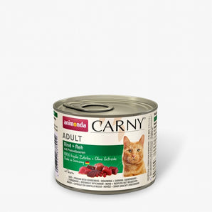 Animonda Cat Dose Carny Adult Rind & Reh & Preiselbeeren/Streunerkatzen. Das gewählte Produkt ist nur für Streunerkatzen Hilfe verfügbar.