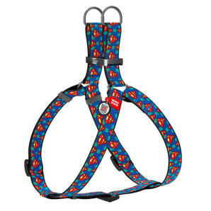 Hundegeschirr Collar WAUDOG Nylon "Superman Logo" mit QR-Pass