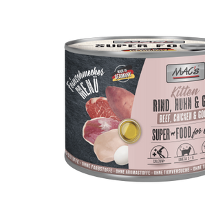 Mac's Cat Feinschmecker Menü Kitten Rind, Huhn & Gans