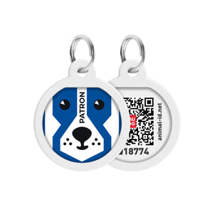 Smart ID Tieranhänger Collar WAUDOG mit QR-Pass «Patron»