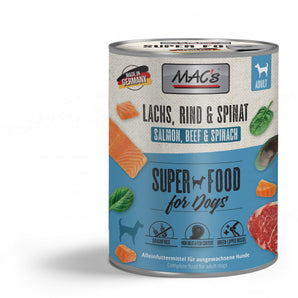 Mac`s Dog Lachs, Rind & Spinat