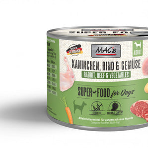 Mac`s Dog Kaninchen, Rind & Gemüse