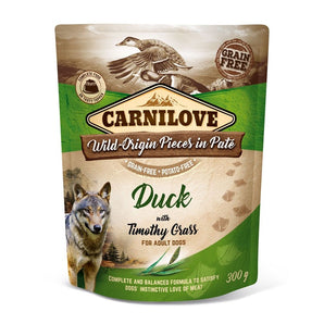 Carnilove Dog Paté Ente & Lieschgras