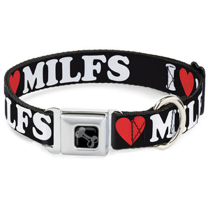 Buckle-Down  Hundehalsband "I love MILFS"