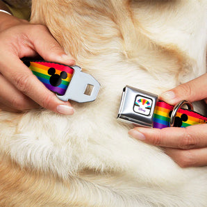 Buckle-Down Hundehalsband "Mickey Mouse:Rainbow Pride Flag"
