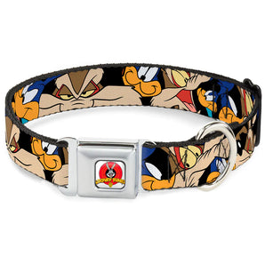 Buckle-Down Hundehalsband "Road Runner/Wile E. Coyote"