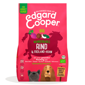 Edgard & Cooper Hund Adult Frisches Bio Rind & Freilandhuhn mit Bio Beete