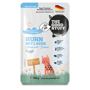 The Goodstuff Katze Huhn mit Lachs Pouch