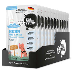 The Goodstuff Katze Huhn mit Lachs Pouch