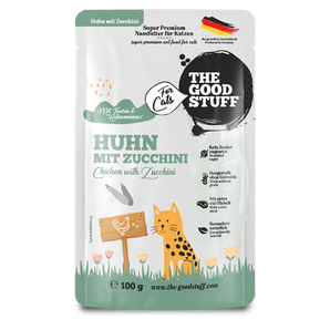 The Goodstuff Katze Huhn mit Zucchini Pouch