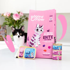 Edgard & Cooper Kitten Ente & Huhn mit Blaubeeren
