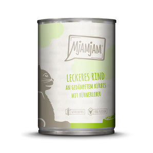 MjAMjAM leckere Mahlzeiten leckeres Rind an gedämpftem Kürbis
