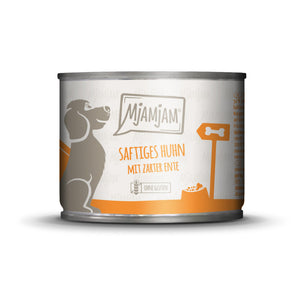MjAMjAM leckere Mahlzeiten saftiges Huhn mit zarter Ente an Möhrchen u. gekochter Hirse