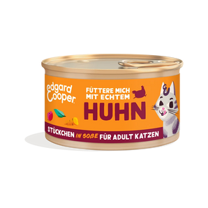 Edgard & Cooper Katze Stückchen in Sauce Huhn mit Cranberrys