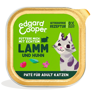 Edgard & Cooper Katze Paté Lamm & Huhn mit Cranberrys