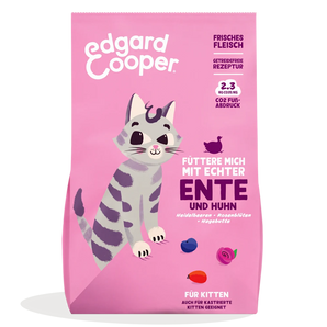 Edgard & Cooper Kitten Ente & Huhn mit Blaubeeren