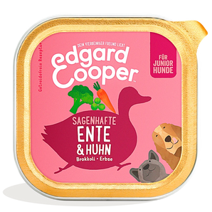 Edgard & Cooper Hund Junior Sagenhafte Ente & Huhn mit Brokkoli