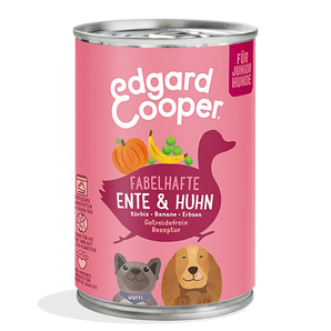 Edgard & Cooper Hund Junior Ente & Huhn mit Banane
