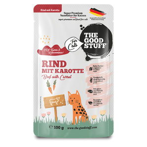 The Goodstuff Katze Rind mit Karotte Pouch