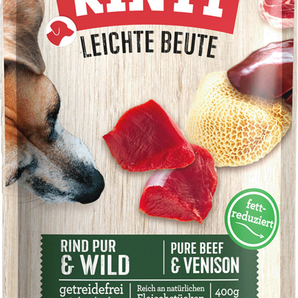 Rinti Leichte Beute Rind Pur + Wild Pur 10x400 g