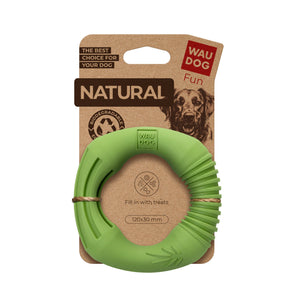 Hundespielzeug Ring WAUDOG Biologisch Abbaubarer Gummi, 12 cm