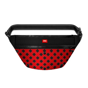 Gürteltasche für futter Collar WAUDOG Family "Plaid red"