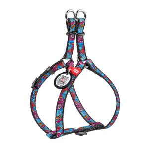 Hundegeschirr Collar WAUDOG Nylon "Summer" mit QR-Pass