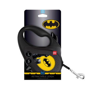 Rollleine Collar WAUDOG R-leash "Batman yellow"