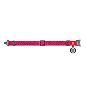 Halsbänder Collar Nylon WAUDOG "Watermelon" mit QR-Pass