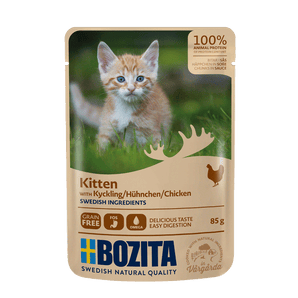 Bozita Pouch Häppchen Hühnchen für Kitten in Soße