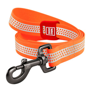 Hundeleine Collar WAUDOG Waterproof,reflektierend,183 cm,Orange