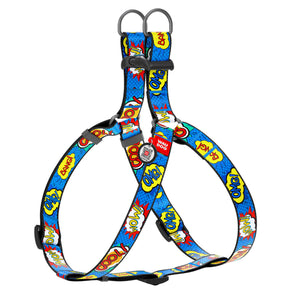 Hundegeschirr Collar WAUDOG Nylon "WOW" mit QR-Pass