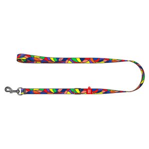 Hundeleine Collar WAUDOG Nylon "Vitrage" verstellbar, 152-183 cm
