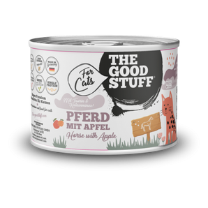 The Goodstuff Katze Pferd mit Apfel