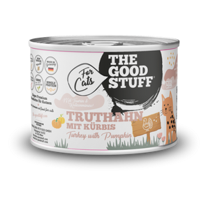 The Goodstuff Katze Truthahn mit Kürbis
