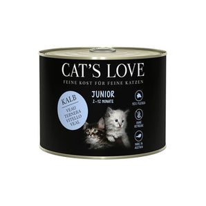 Cat's Love JUNIOR KALB mit Eierschalen & Lachsöl