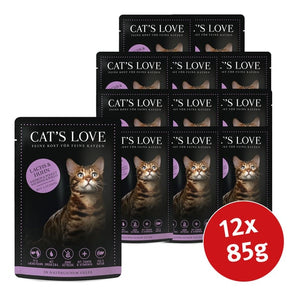 Cat's Love ADULT MIX LACHS & HUHN mit Petersilie&Lachsöl