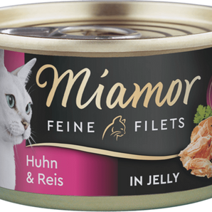 Miamor Feine Filets in Jelly Huhn+Reis