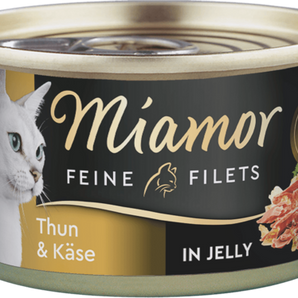 Miamor Feine Filets in Jelly Thunfisch+Käse