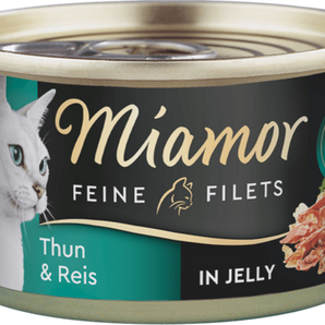 Miamor Feine Filets in Jelly Thunfisch+Reis