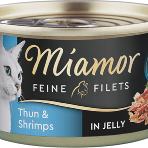 Miamor Feine Filets in Jelly Thunfisch+Shrimps