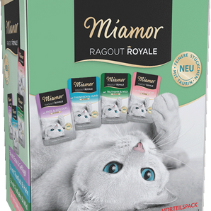 Miamor Ragout Royale Multibox Adult - 4 Sorten in Sauce