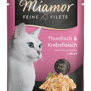Miamor Feine Filets in Jelly Thunfisch +Krebs