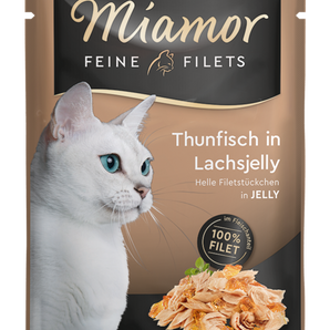 Miamor Feine Filets in Jelly Thunfisch in Lachsjelly