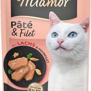 Miamor Pâté mit Lachs und Huhnfilet