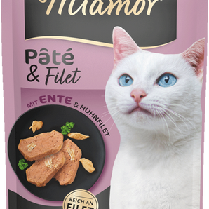 Miamor Pâté mit Ente und Huhnfilet