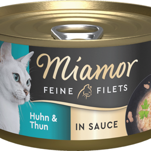 Miamor Feine Filets Huhn+Thufisch in Sauce