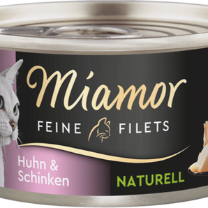 Miamor Feine Filets Naturelle Huhn+Schinken