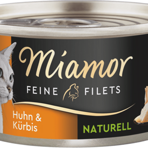Miamor Feine Filets Naturelle Huhn+Kürbis